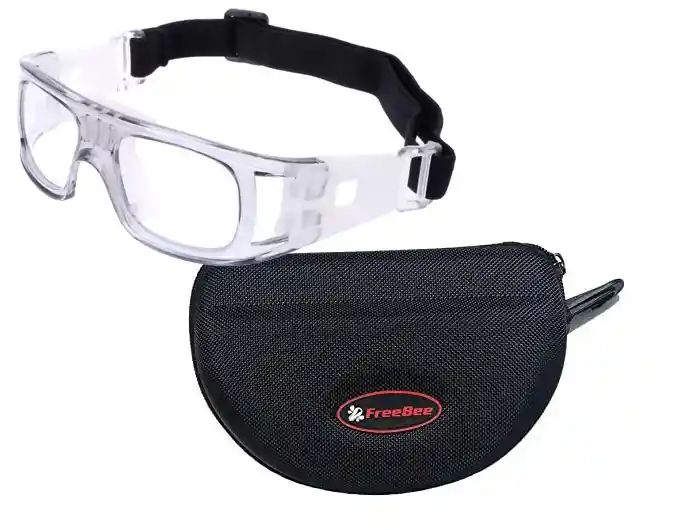 Gafas Deportivas Fútbol Baloncesto Voley Squash Con Estuche P/lentes Formulados 066 - Transparente