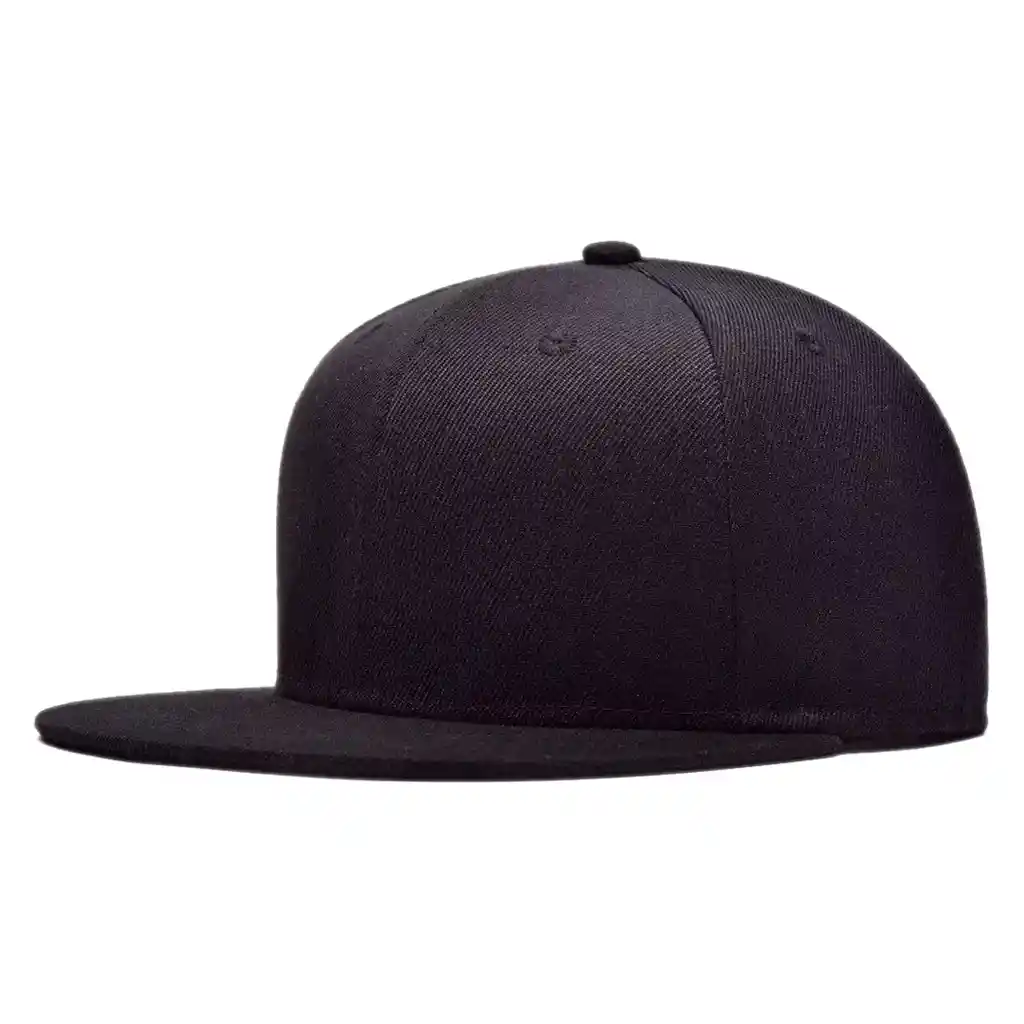 Gorra Plana Snack Pack Unicolor Negro Original Negra