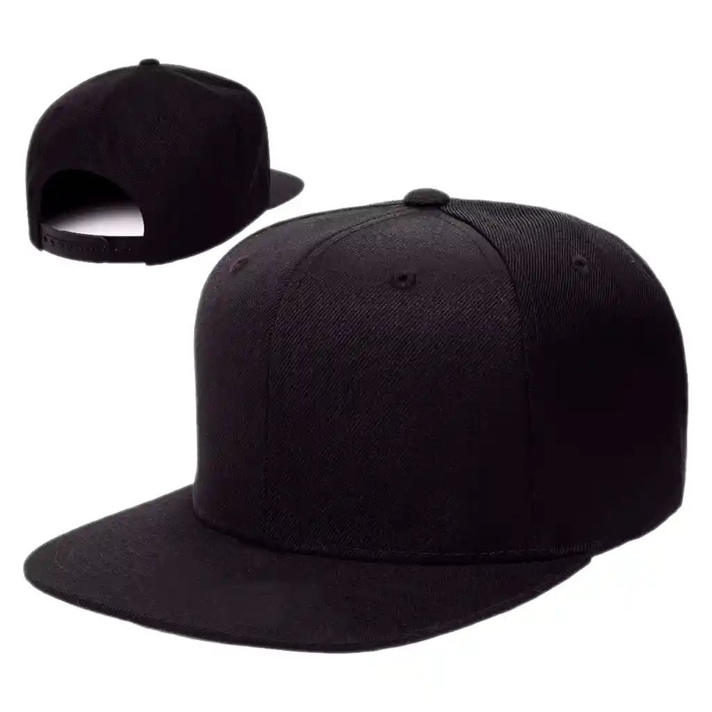 Gorra Plana Snack Pack Unicolor Negro Original Negra