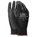 Guantes Negros Poliuretano X12 Pares Mecánico Seguridad Moto Talla 10