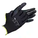 Guantes Negros Poliuretano X12 Pares Mecánico Seguridad Moto Talla 10