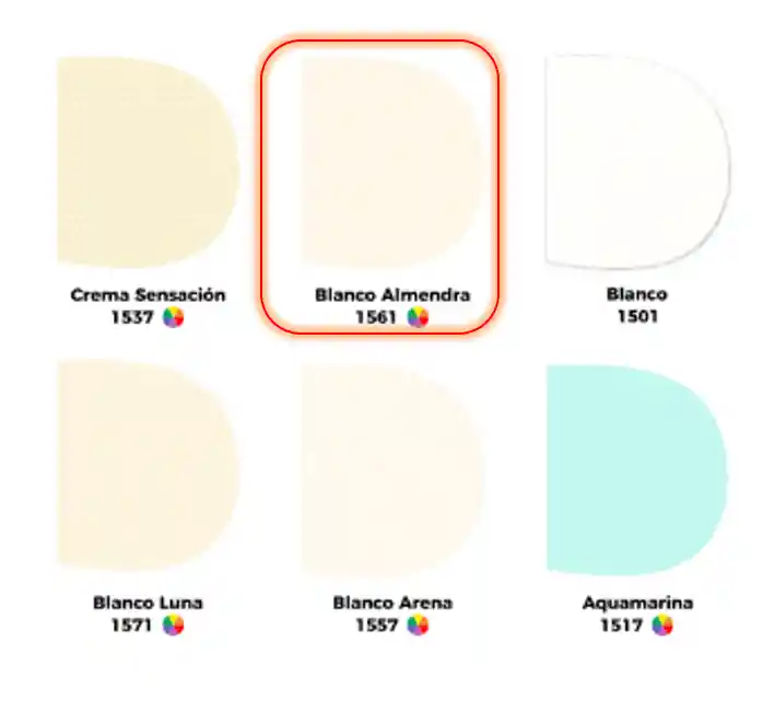 Viniltex Blanco Almendra 1561 Pintuco 1/4