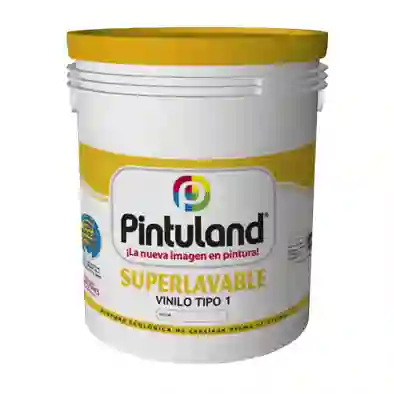 Vinilo Superlavable Rojo Colonial T1 Pintuland X 1/4
