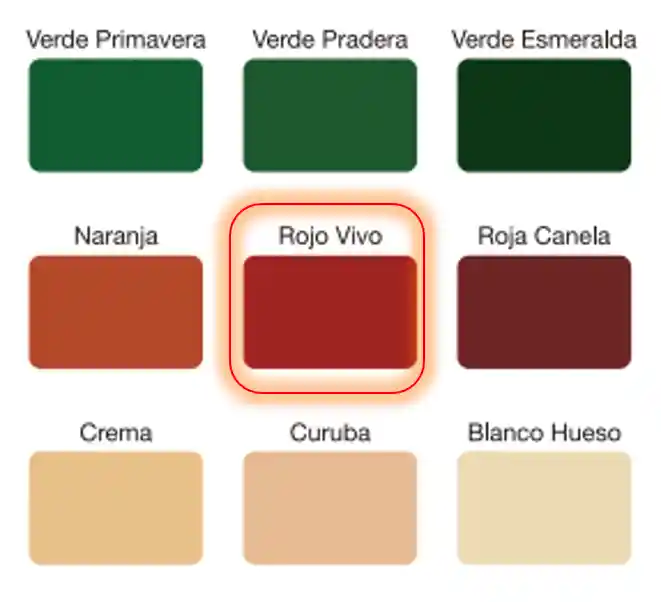 Esmalte Rojo Vivo Pintuland 1/4