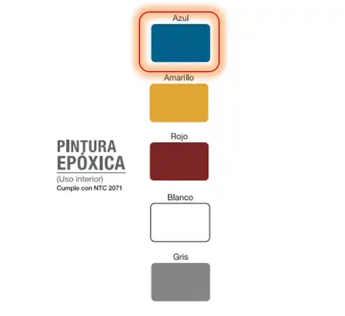 Epoxica Azul + Catalizador Pintuland Galon