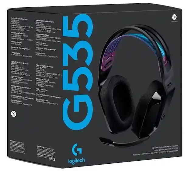 Logitech Diadema Gamer G535 Inalambrica