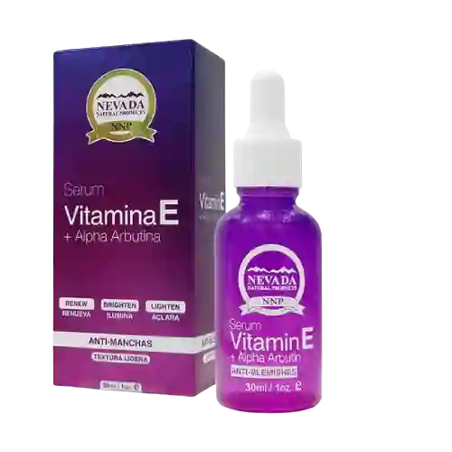 Nevada Suero Facial Vitamina E + Alpha Arbutin Anti-manchas X 30ml
