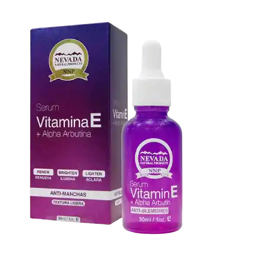 Nevada Suero Facial Vitamina E + Alpha Arbutin Anti-manchas X 30ml