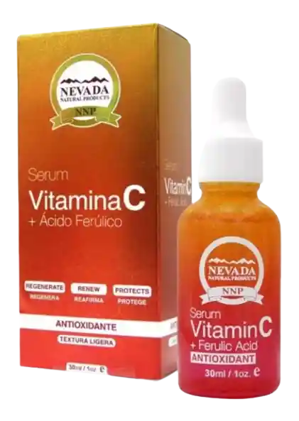 Nevada Suero Facial Vitamina C + Acido Ferulico Antioxidante 30ml