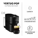 Maquina Cafe Nespresso Vertuo Pop Negra Compacta