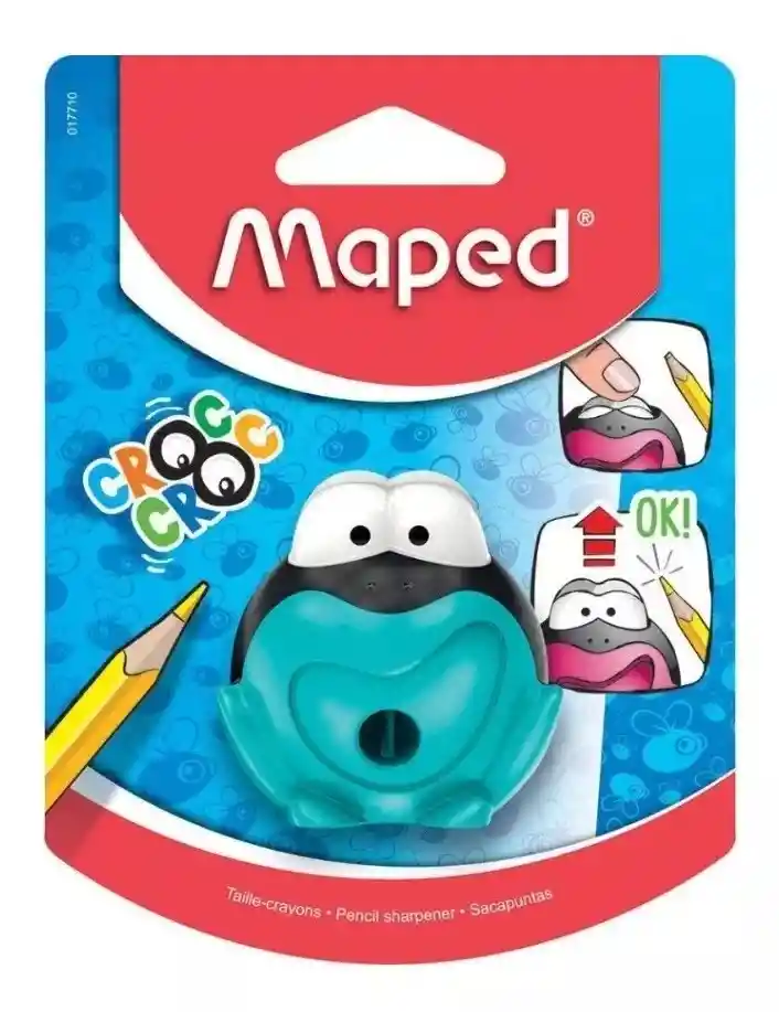 Maped Sacapuntas Croc Croc Rana con Depósito