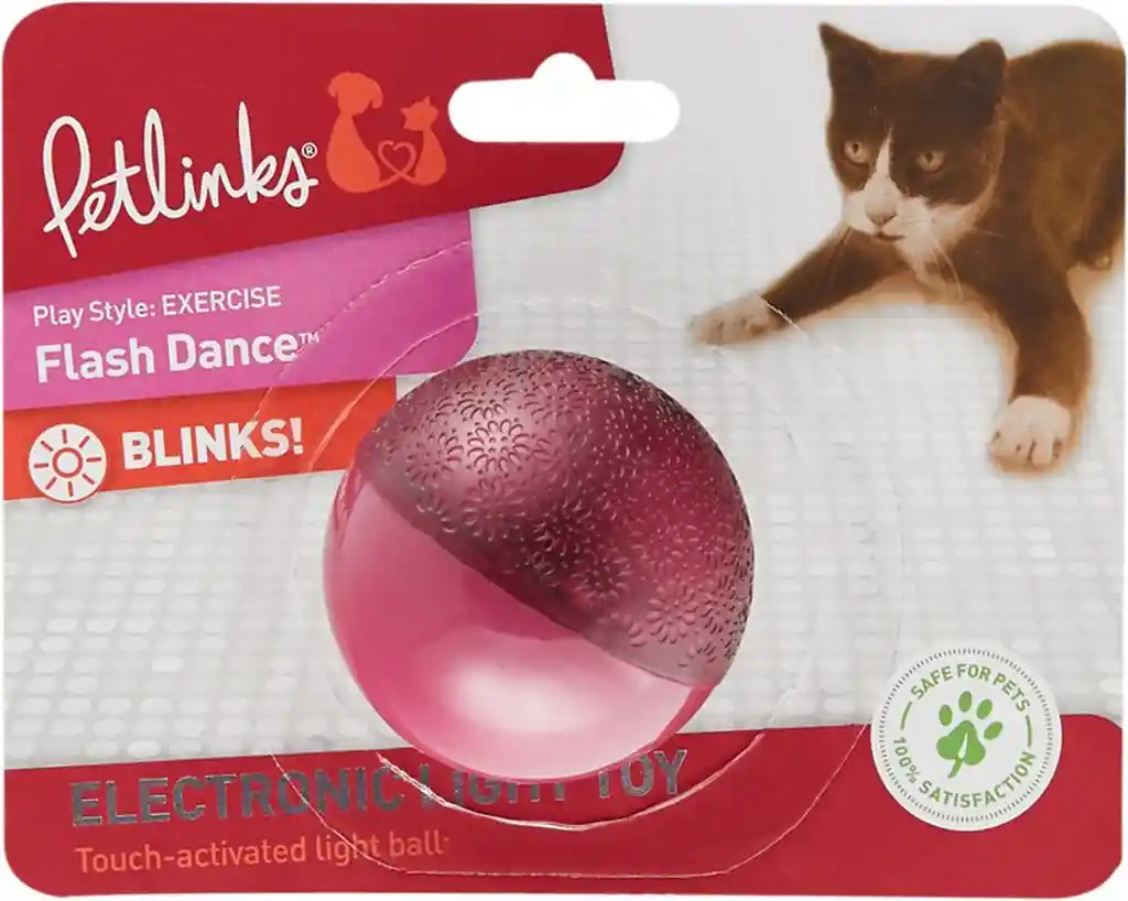 Esfera Para Gatos Con Luz Electrónica Flash Dance Ball