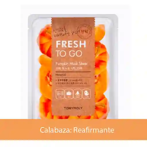 Mascarilla Fresh To Go Mask Calabaza