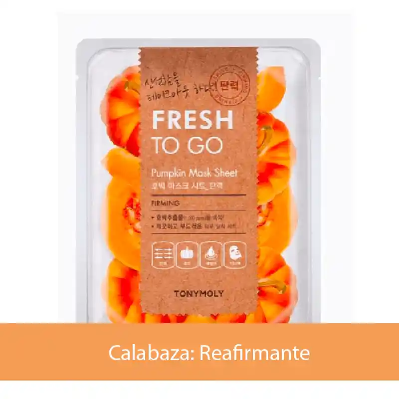 Mascarilla Fresh To Go Mask Calabaza