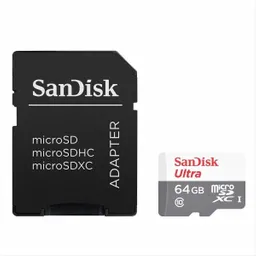 Tarjeta Micro Sdxc 64gb Sandisk Ultra, Uhs-i, C10, 100mb/s