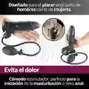 Dildo Inflable Consolador Realista Chupa Adherente 19 Cm