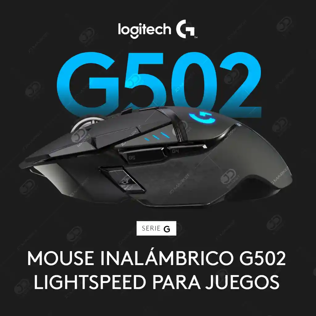 Mouse Gamer Inalámbrico Logitech G502 Lightspeed / 25600dpi