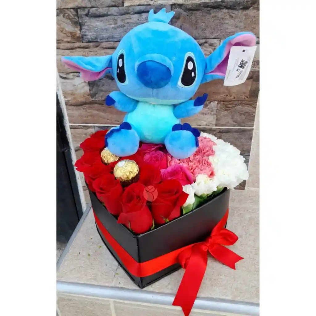 Corazon De Flores Y Stich