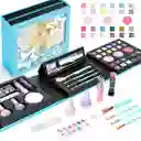 Kit De Maquillaje Para Niñas- Azul