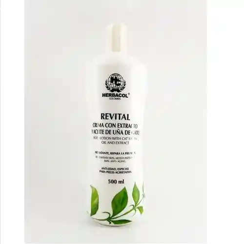 Crema Revitalizadora Con Extracto Y Aceite De Uña De Gato