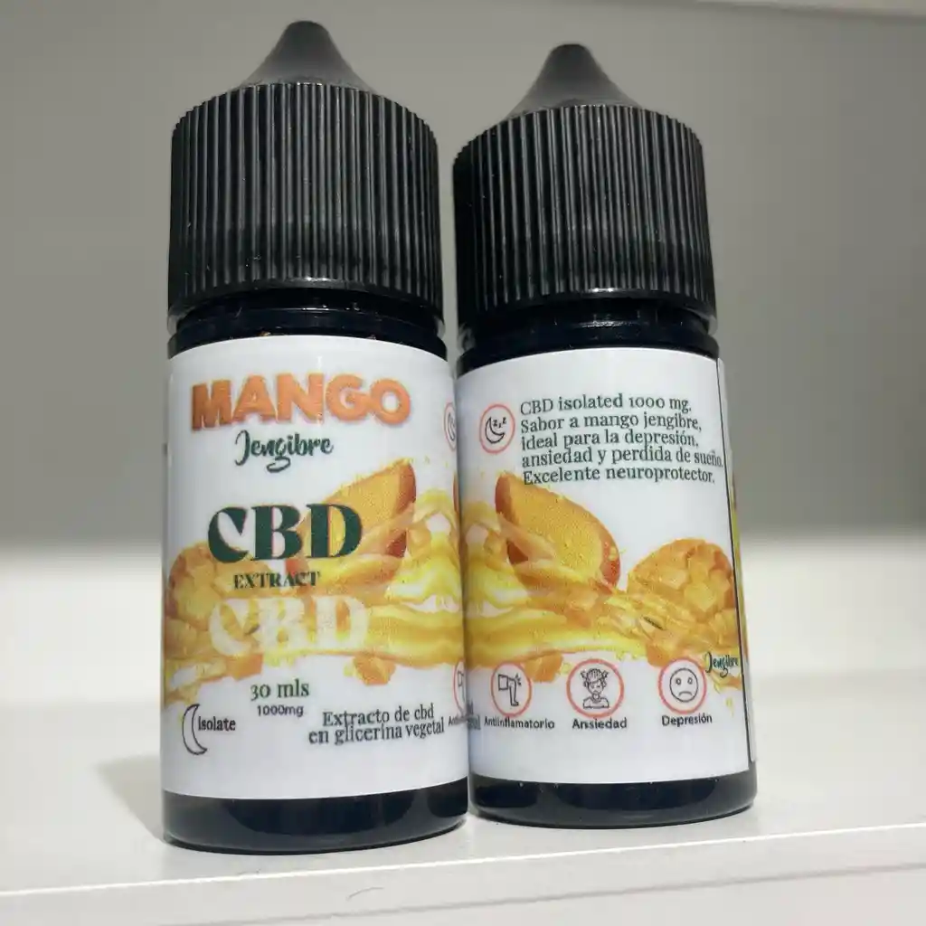 Gotas De Cbd Con Mango Y Jengibre