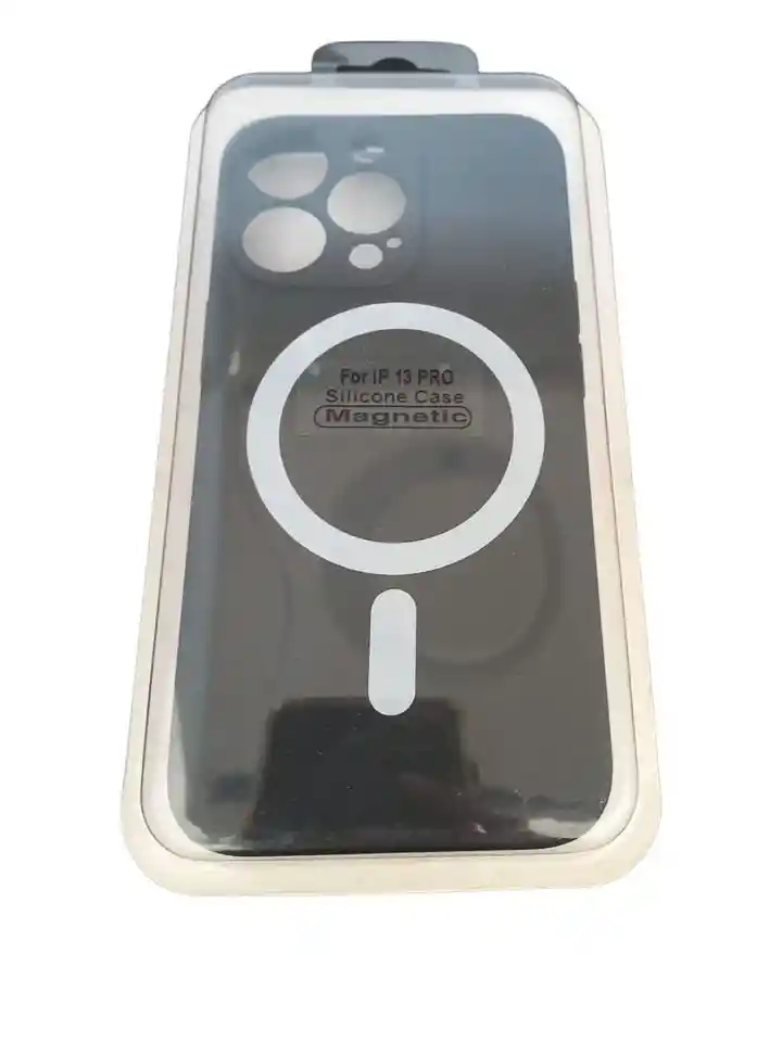Forro Silicone Case Magsafe Iphone 13 Pro Negro