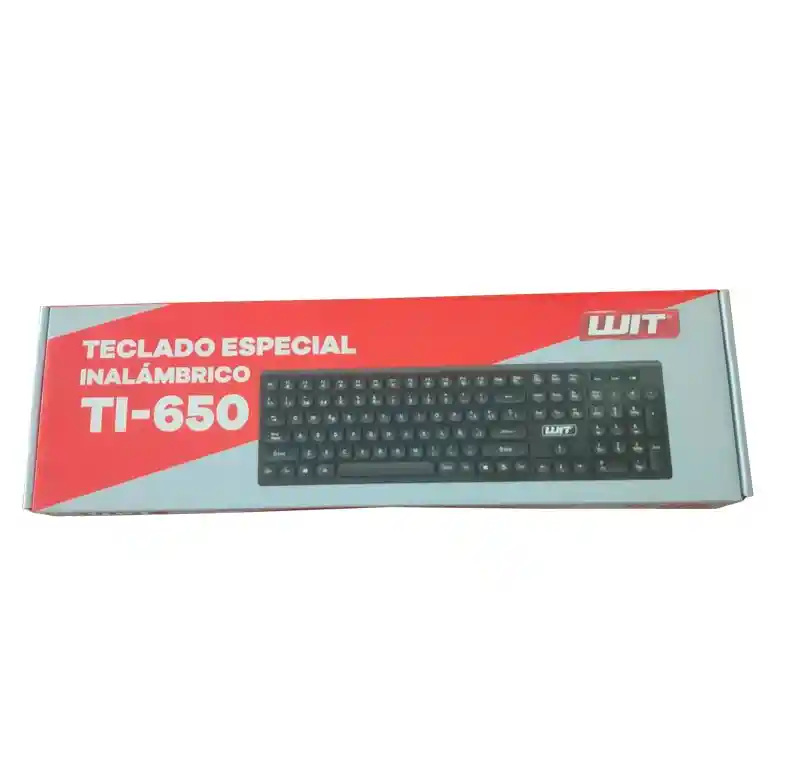 Teclado Wit Inalambrico Especial Teclas Planas Tu-650