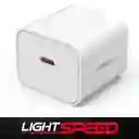 Cargador Pared Puregear 30w Usb C Sin Cable Pd Lightspeed Blanco