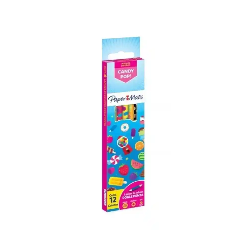  Color Candy Doble Punta X6/12  Paper Mate  