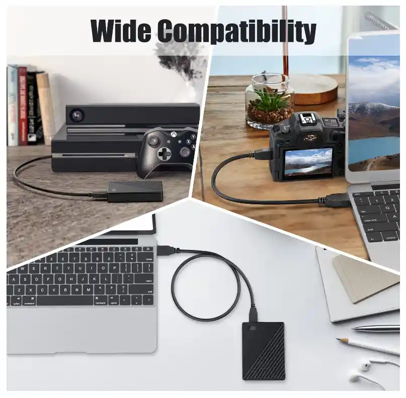 Cable De Disco Duro Externo Micro Usb 3.0 Tipo A Micro B