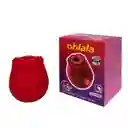 Vibrador Y Succionador Ohlala Rose Rojo