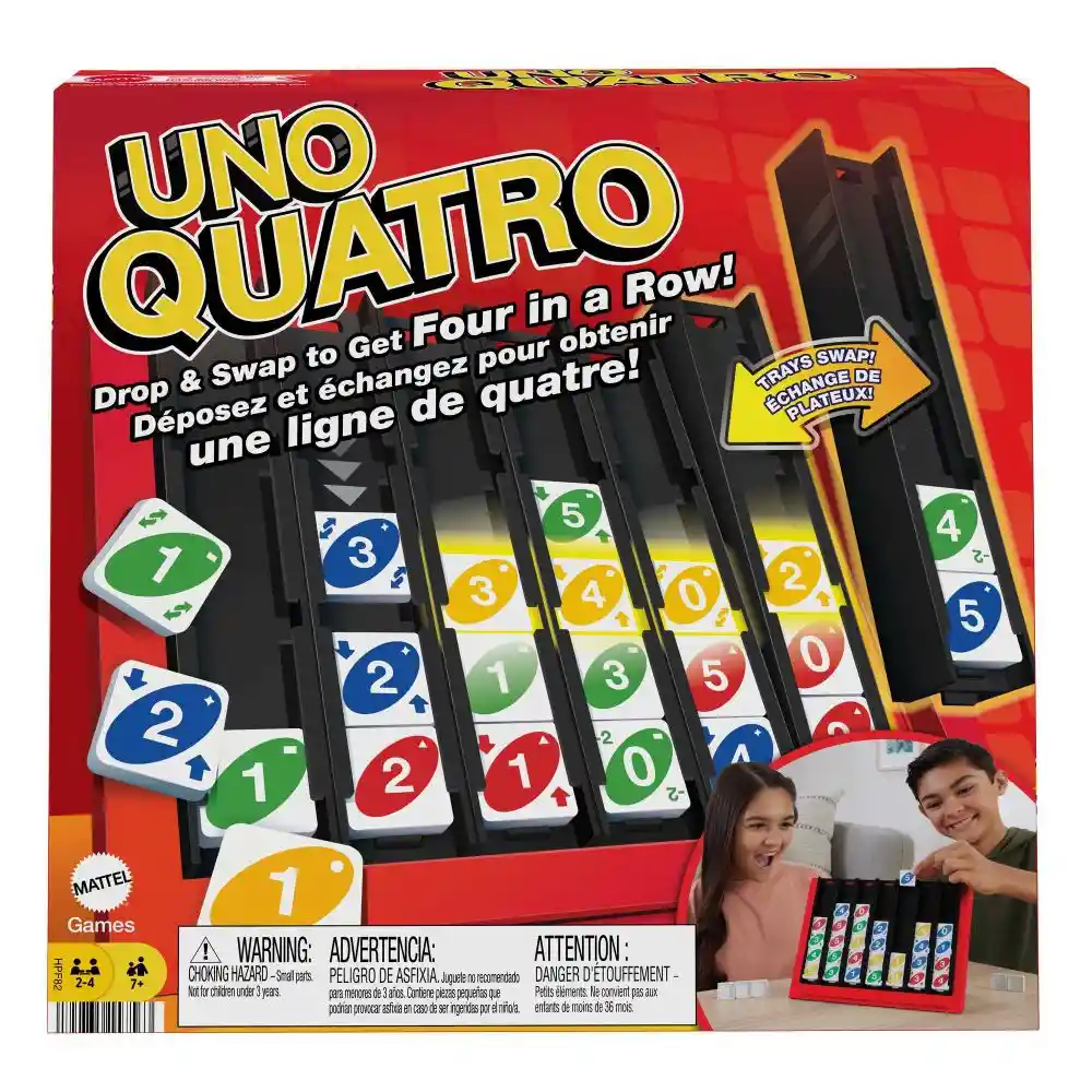 Juego De Mesa Uno Quatro Mattel