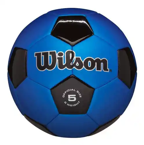 Balón De Fútbol Wilson Pelota Tradicional Azul #5