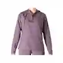 Buzo Deportivo Saco Con Capucha Wilson French 98518 Mujer Gris Oscuro M