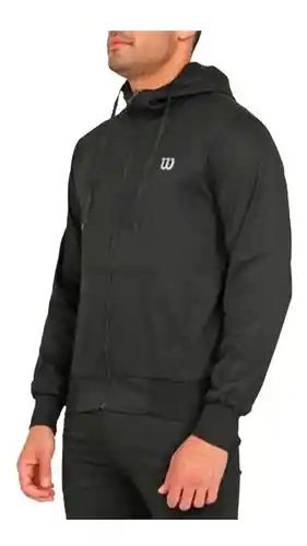 Buzo Deportivo Saco Con Capucha Wilson French 98290 Hombre Azul Marino L