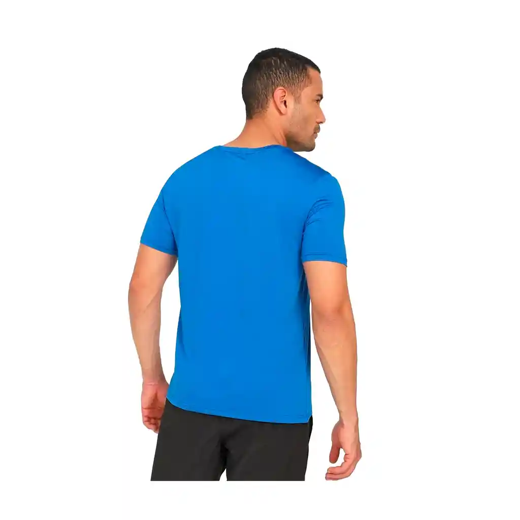Camiseta Cuello Redondo Wilson Ultra Light 59034 Hombre Gym Azul Xl