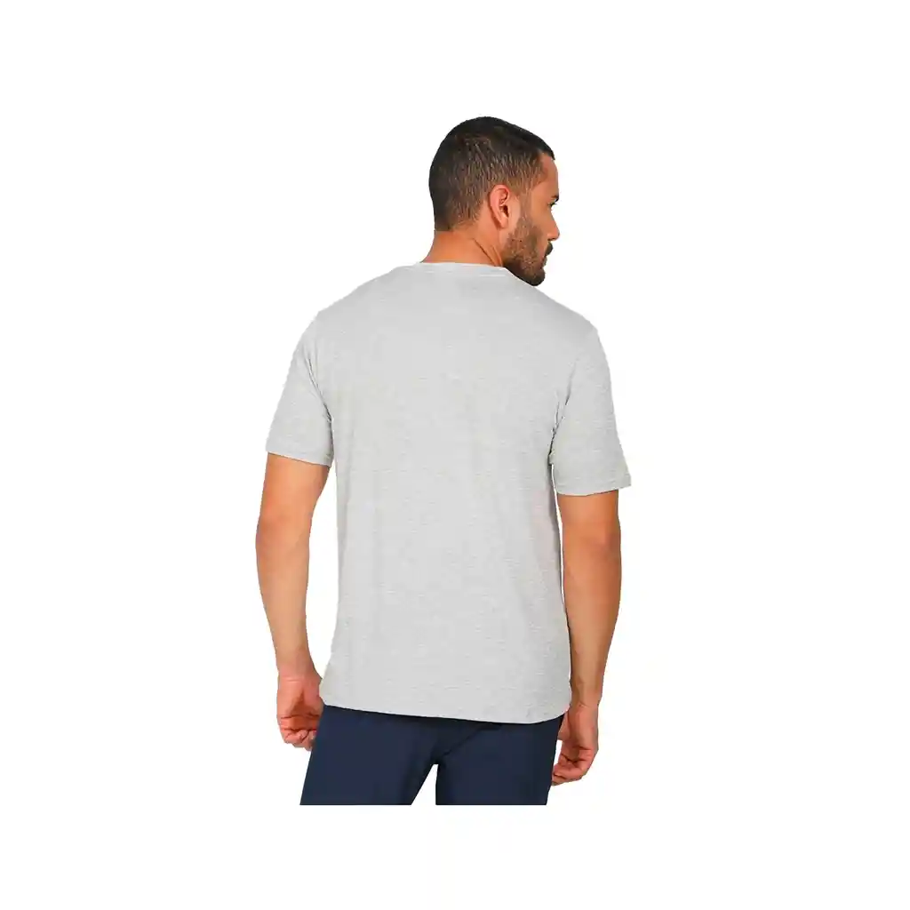 Camiseta Cuello Redondo Wilson Deslavada 71553 Hombre Gym Gris Xl