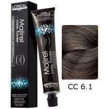 Tinte De Cabello Majirel 6.1 Rubio Oscuro Ceniza