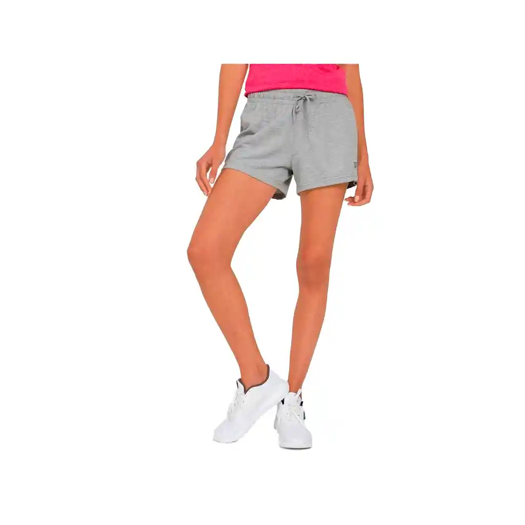 Pantaloneta Deportiva Short Wilson French 98334 Mujer Gym Fitness Jaspe L