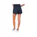 Pantaloneta Deportiva Short Wilson Micro 79329 Mujer Gym Fitness Azul Marino Xl