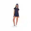Pantaloneta Deportiva Short Wilson Micro 79329 Mujer Gym Fitness Azul Marino Xl
