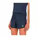 Pantaloneta Deportiva Short Wilson Micro 79329 Mujer Gym Fitness Azul Marino Xl