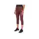 Pantalón Sudadera Capri Jogger Wilson Jaspeada 79251 Mujer Vino L
