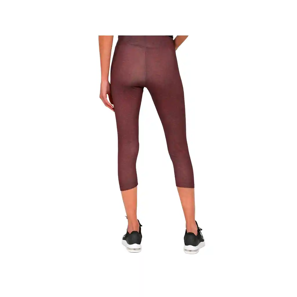 Pantalón Sudadera Capri Jogger Wilson Jaspeada 79251 Mujer Vino L