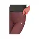 Pantalón Sudadera Capri Jogger Wilson Jaspeada 79251 Mujer Vino L