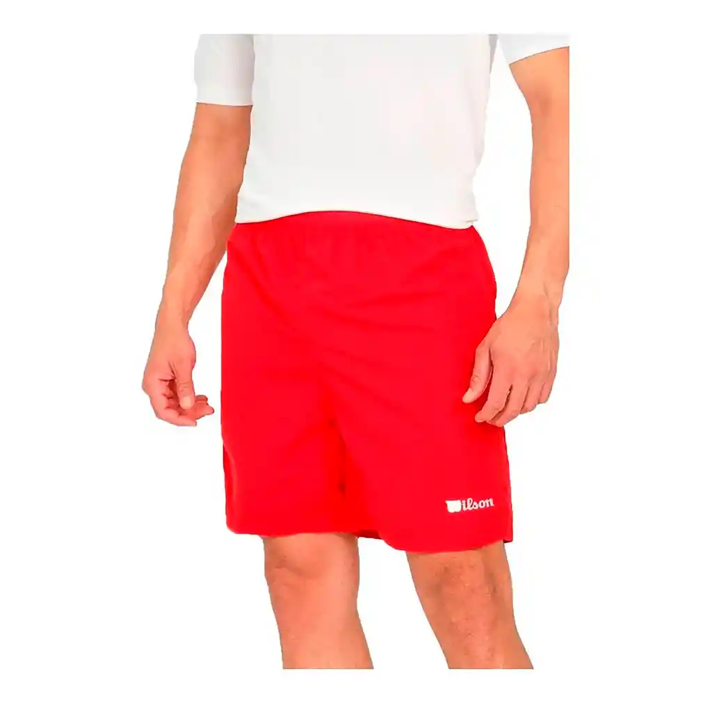 Pantaloneta Deportiva Short Wilson Micro 5511 Hombre Crossfit Rojo Xl