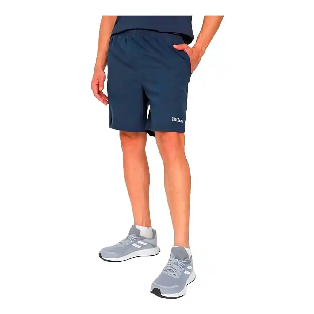Pantaloneta Deportiva Short Wilson Micro 5511 Hombre Crossfit Azul Marino Xl