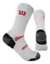 3 Pares Medias Tobilleras Wilson Calcetin Hombre Mujer Gris Blanco Negro Única