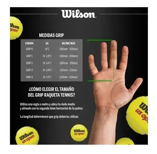 Raqueta De Tenis Profesional Wilson Ultra 100 V4.0 300g Grip 2