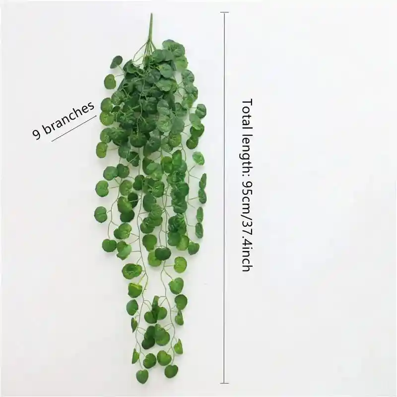 Enredadera 95 Cms Hoja Mata Verde 9 Ramas